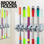 Wall-Mounted Broom & Mop Holder